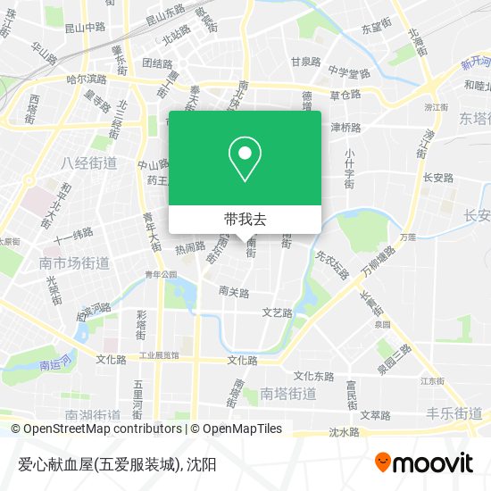 爱心献血屋(五爱服装城)地图