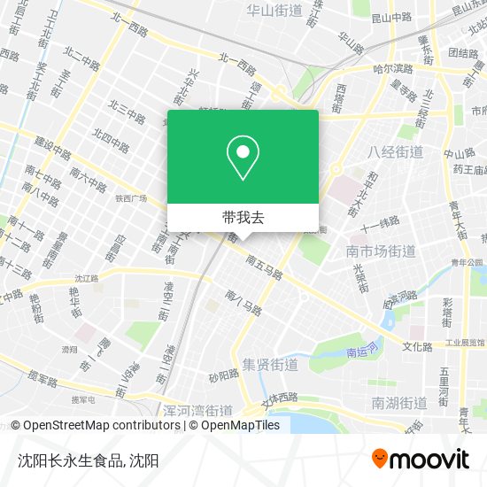沈阳长永生食品地图