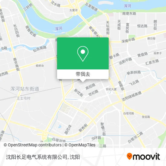 沈阳长足电气系统有限公司地图