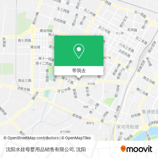 沈阳水娃母婴用品销售有限公司地图