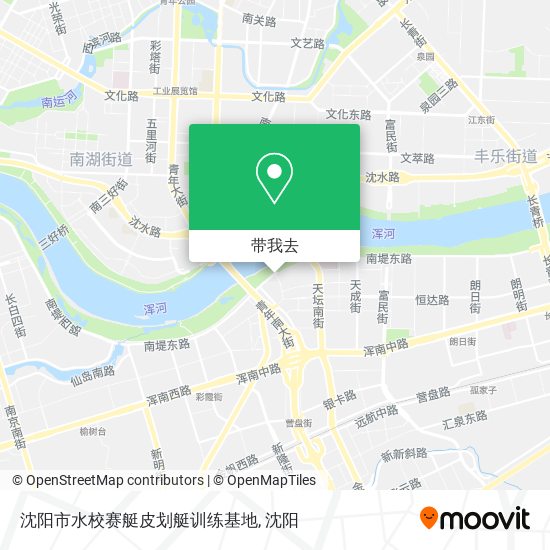 沈阳市水校赛艇皮划艇训练基地地图