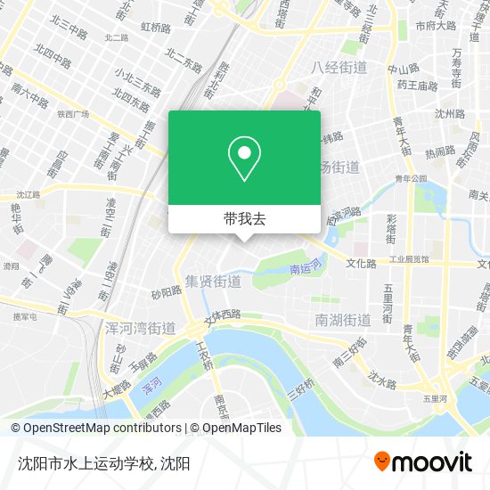 沈阳市水上运动学校地图