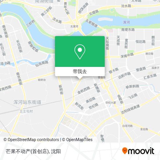 芒果不动产(首创店)地图