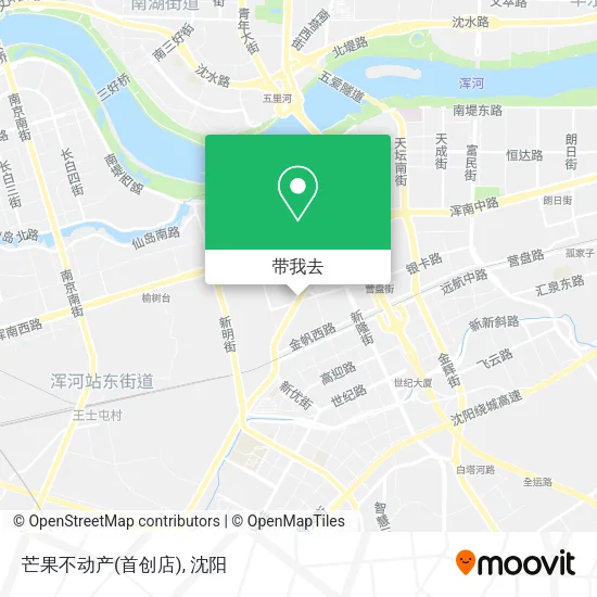 芒果不动产(首创店)地图
