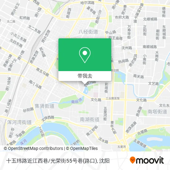 十五纬路近江西巷/光荣街55号巷(路口)地图