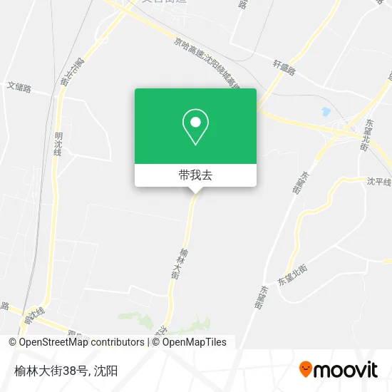 榆林大街38号地图