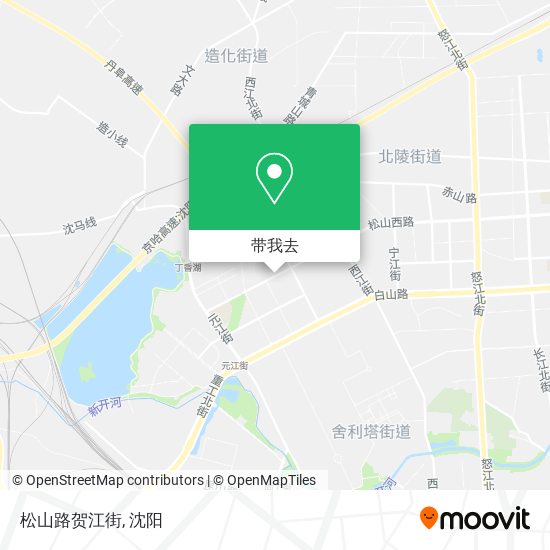 松山路贺江街地图