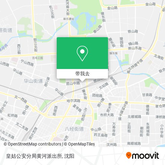 皇姑公安分局黄河派出所地图