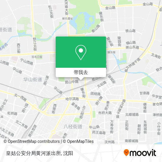 皇姑公安分局黄河派出所地图