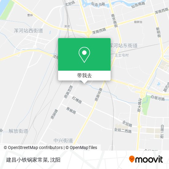 建昌小铁锅家常菜地图