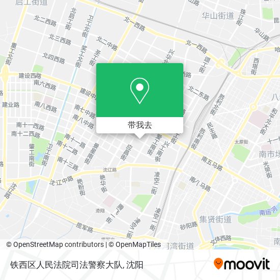 铁西区人民法院司法警察大队地图