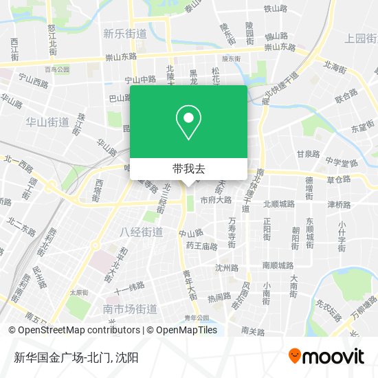 新华国金广场-北门地图