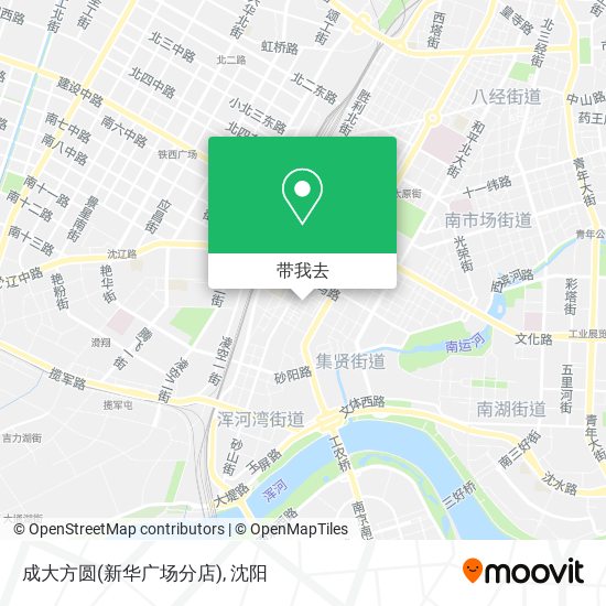 成大方圆(新华广场分店)地图