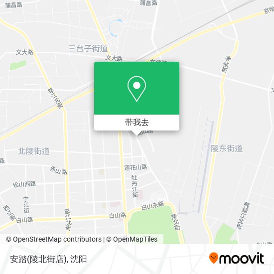 安踏(陵北街店)地图