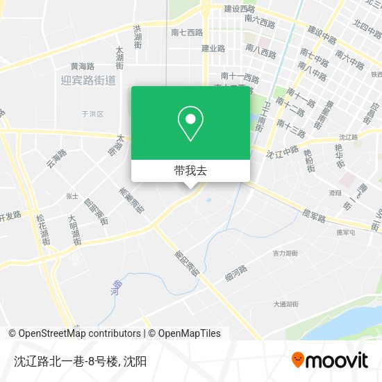 沈辽路北一巷-8号楼地图