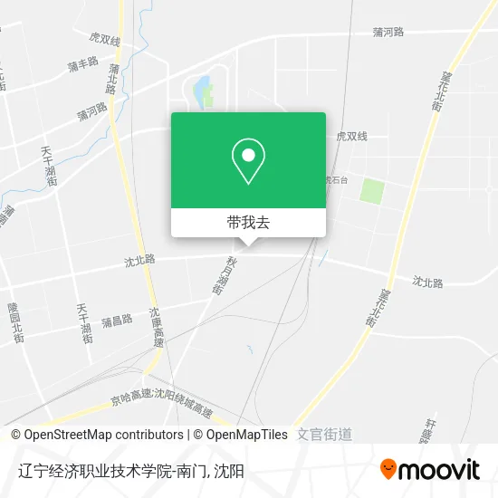 辽宁经济职业技术学院-南门地图