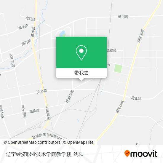 辽宁经济职业技术学院教学楼地图