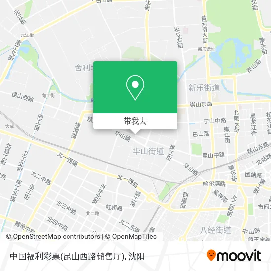 中国福利彩票(昆山西路销售厅)地图