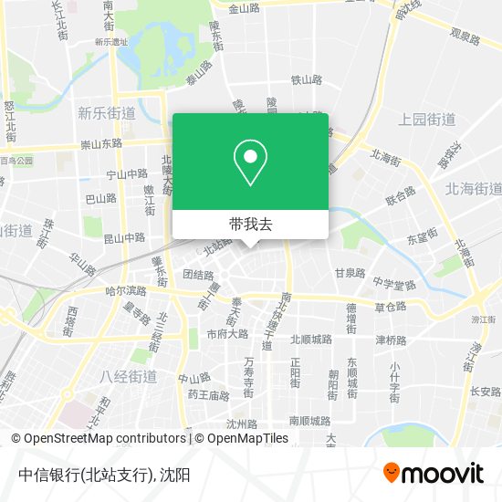 中信银行(北站支行)地图