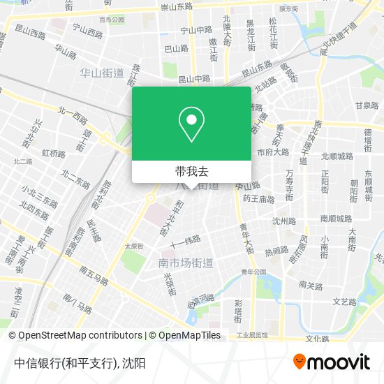 中信银行(和平支行)地图