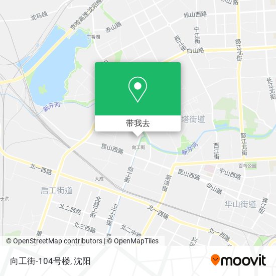 向工街-104号楼地图