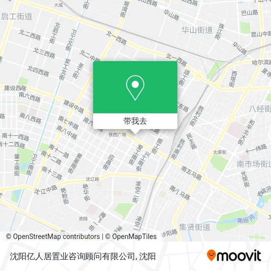 沈阳亿人居置业咨询顾问有限公司地图