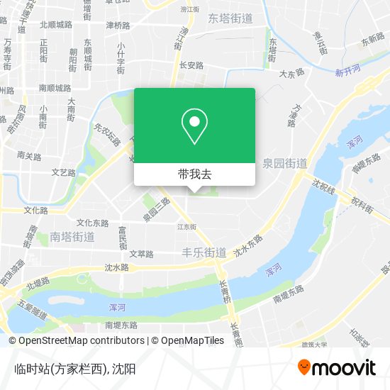 临时站(方家栏西)地图
