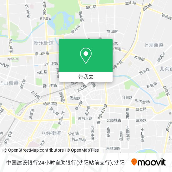 中国建设银行24小时自助银行(沈阳站前支行)地图