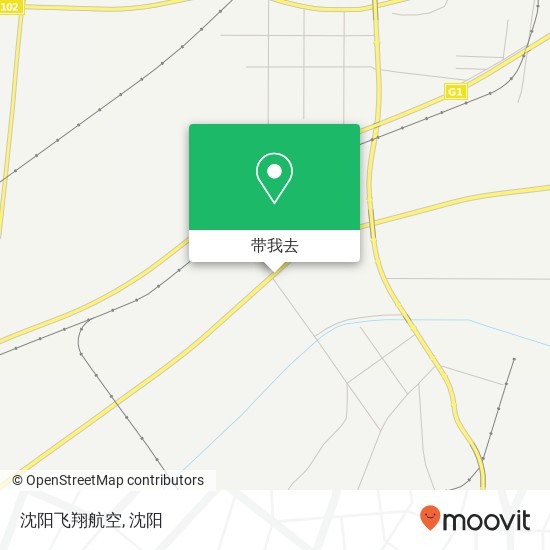 沈阳飞翔航空地图