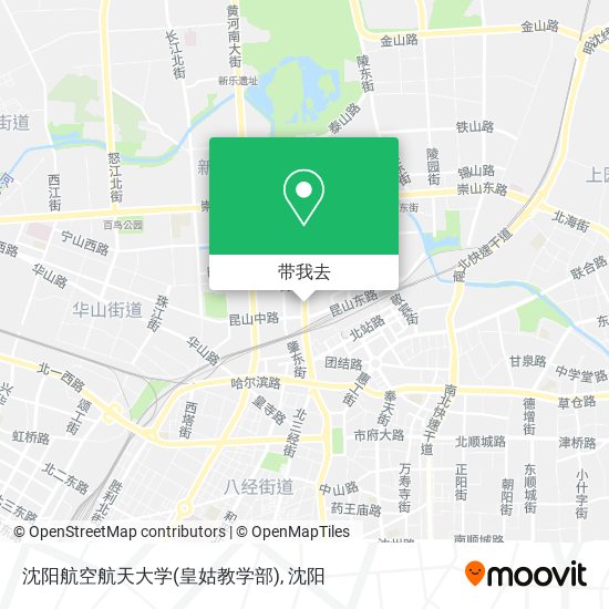 沈阳航空航天大学(皇姑教学部)地图