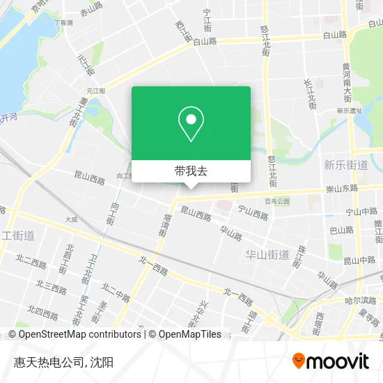 惠天热电公司地图