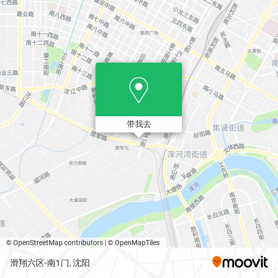 滑翔六区-南1门地图