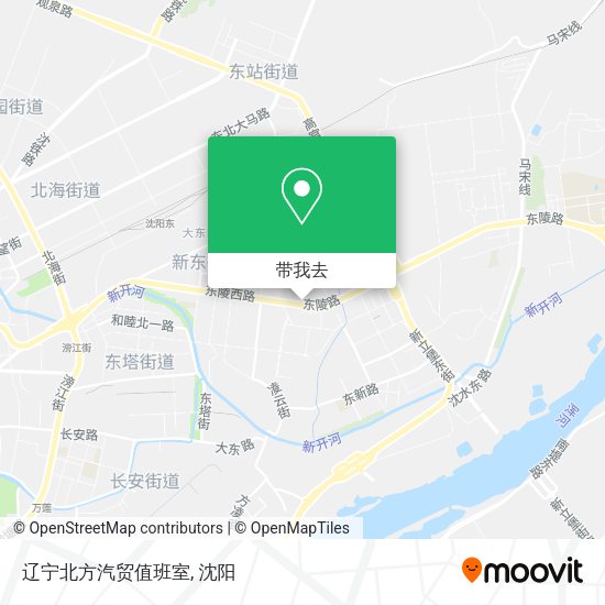 辽宁北方汽贸值班室地图