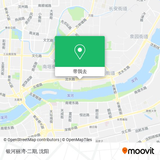 银河丽湾-二期地图