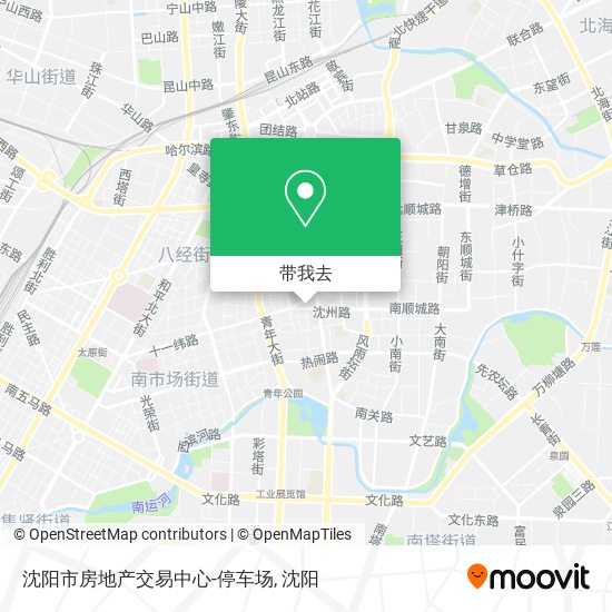 沈阳市房地产交易中心-停车场地图