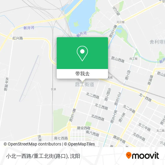 小北一西路/重工北街(路口)地图