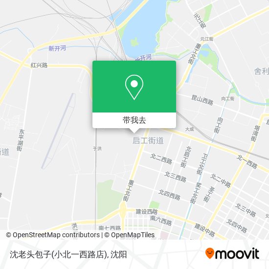 沈老头包子(小北一西路店)地图