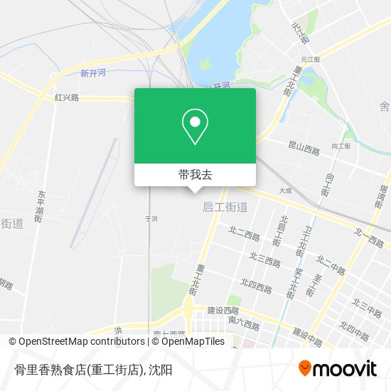 骨里香熟食店(重工街店)地图