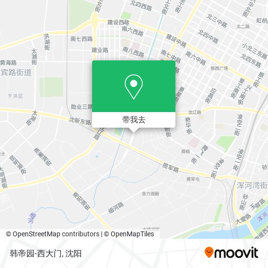 韩帝园-西大门地图
