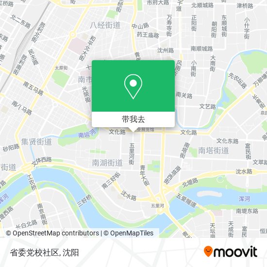 省委党校社区地图