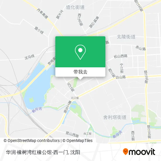 华润·橡树湾红橡公馆-西一门地图