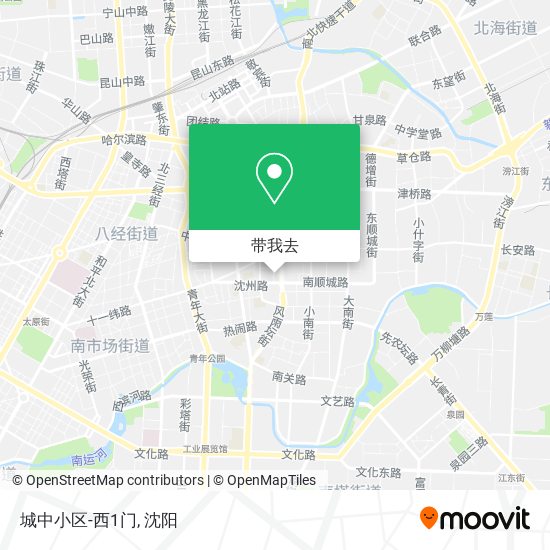 城中小区-西1门地图