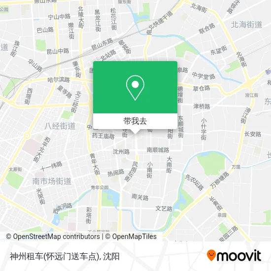 神州租车(怀远门送车点)地图