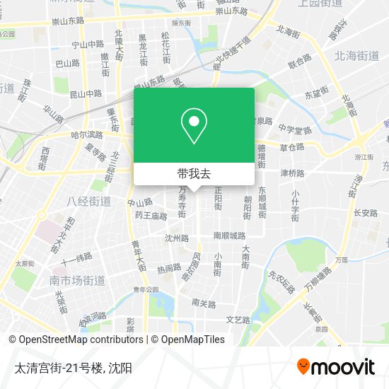 太清宫街-21号楼地图