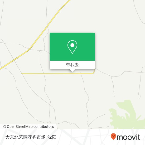 大东北艺园花卉市场地图