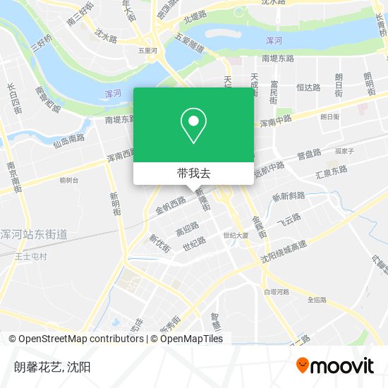 朗馨花艺地图