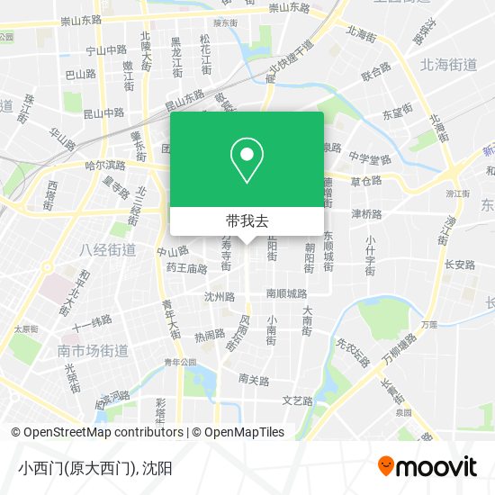 小西门(原大西门)地图