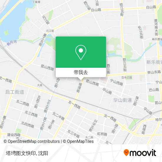 塔塆图文快印地图