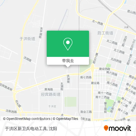 于洪区新卫兵电动工具地图