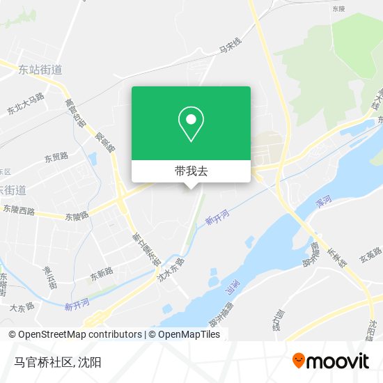 马官桥社区地图